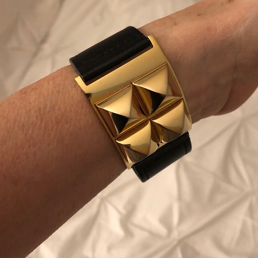 Michael Kors gold and black bracelet